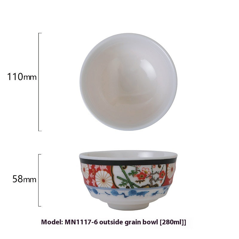 Japanese Cow-Shaped Porcelain Bowl Set for Kitchen & Dining