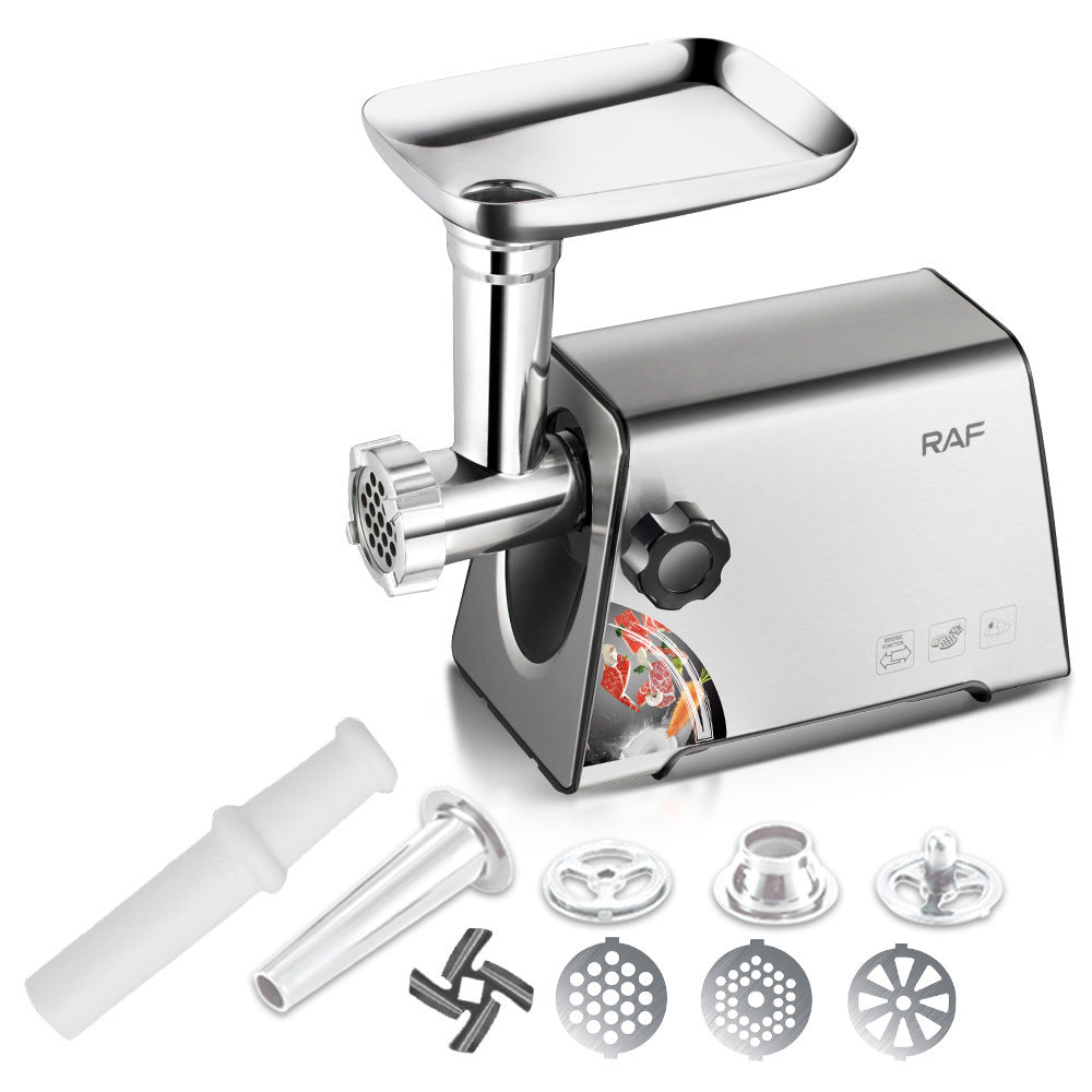 Electric Multi-Function Stainless Steel Meat Grinder for Home Kitchen