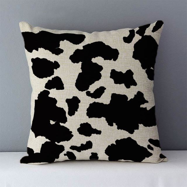 Geometric Abstract Pillow Cover - Modern Linen Cushion Case for Living Room & Bedroom