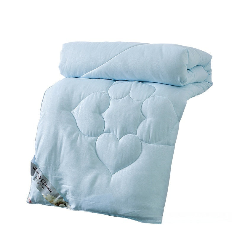 Solid Color Silk Bed Cover - Airable Quilt & Bedding Protector