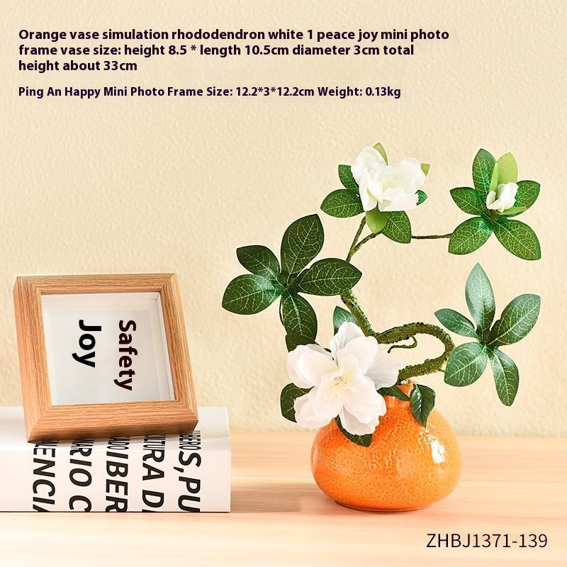 Small Ceramic Vase for Home Decor and Flower Arrangements