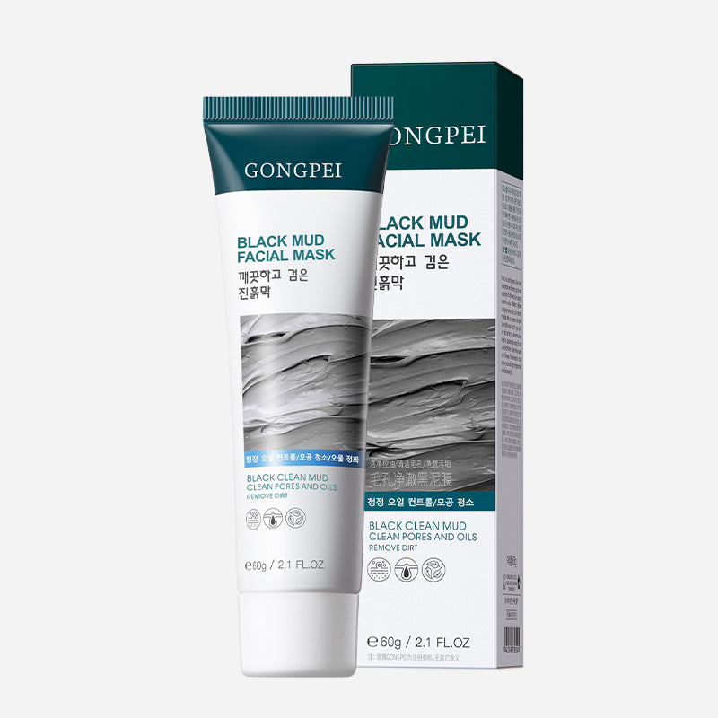 Black Mud Face Mask for Pore Cleansing - 60g Skin Care Mask