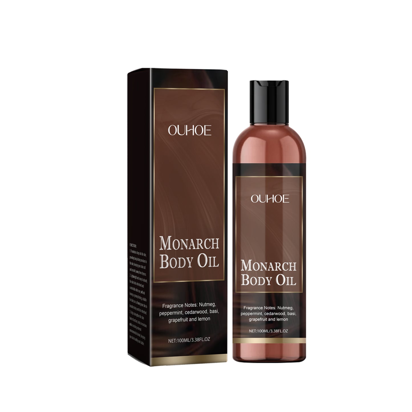 Hydrating Body Moisturizing Oil with Grapefruit and Lemon Extract - 100ml