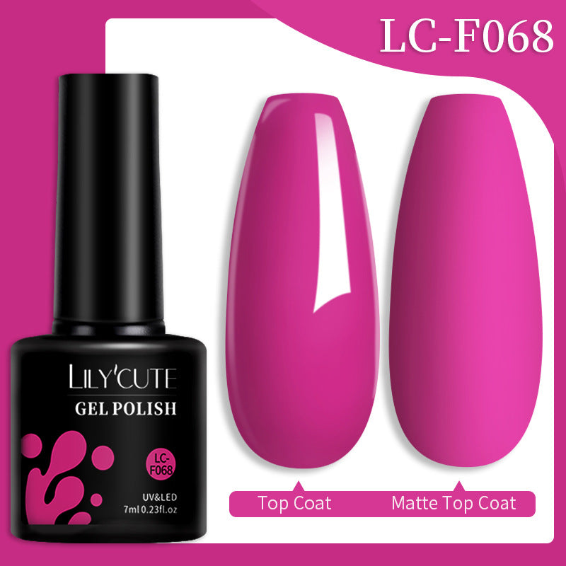 Colored Glitter Nail Glue Set for Nail Art - Waterproof & Non-Flushing