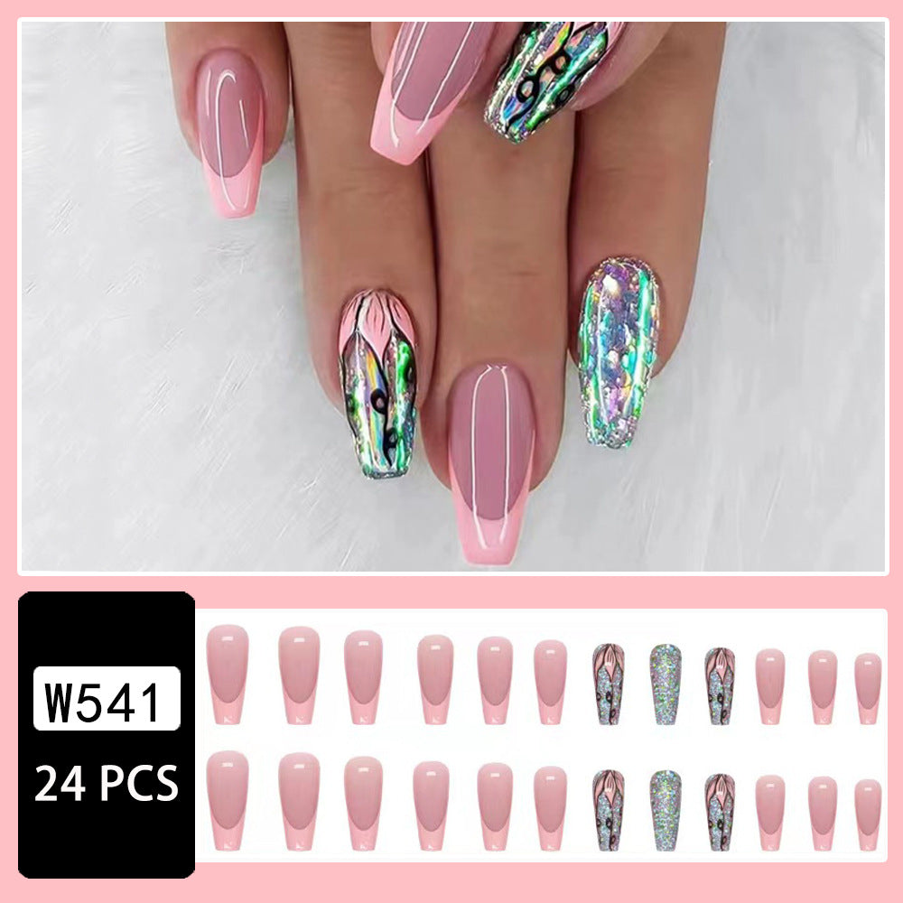 European & American Style French Manicure Nail Art Kit W541 Jelly Glue Polish
