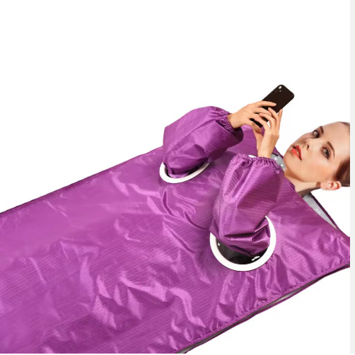 Electric Sauna Blanket with Sleeves & Remote Control