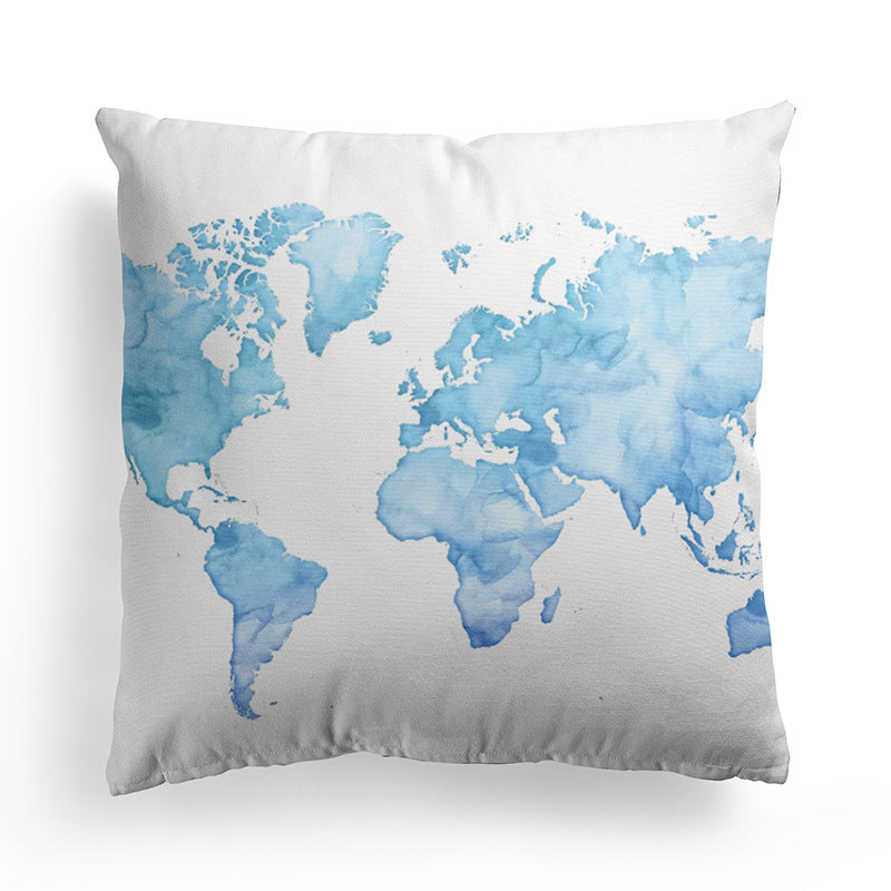 Minimalist Marble Texture Pillowcase for Living Room & Bedroom - 45x45 cm