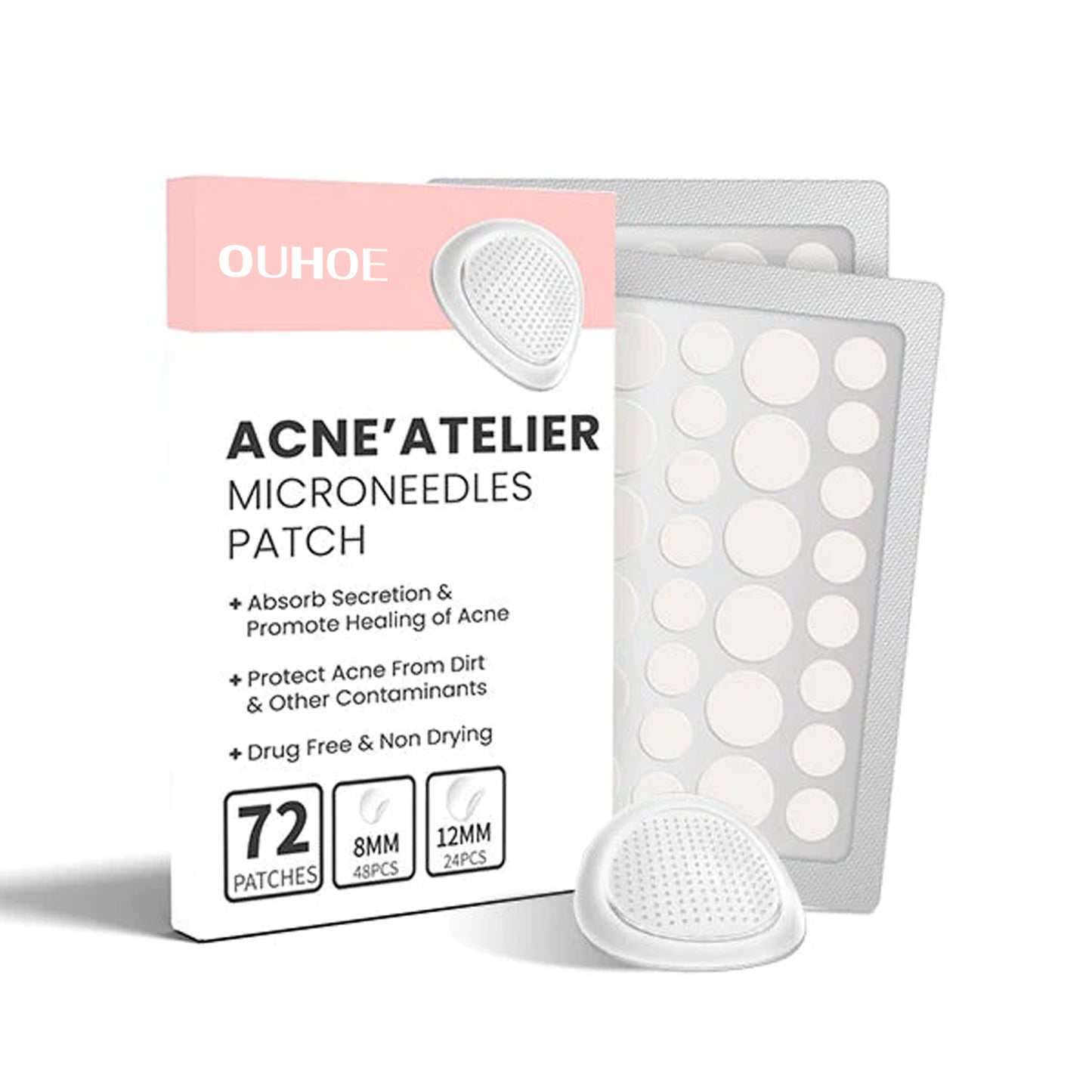 Acne Pimple Patch with Hyaluronic Acid & Vitamin B5 for Pore Cleansing