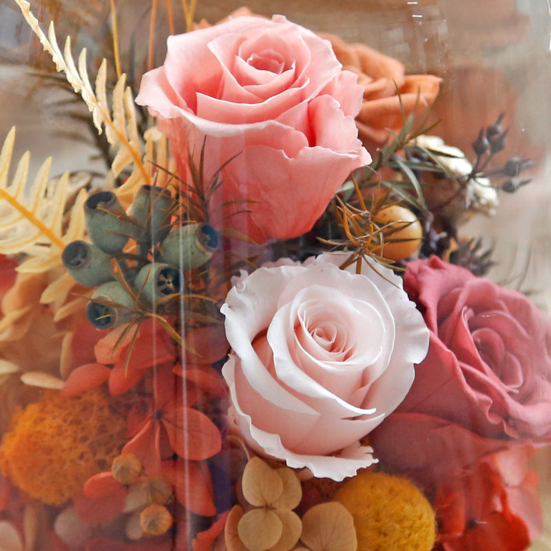 Valentine's Day Preserved Heart-Shaped Flower Gift for Special Occasions