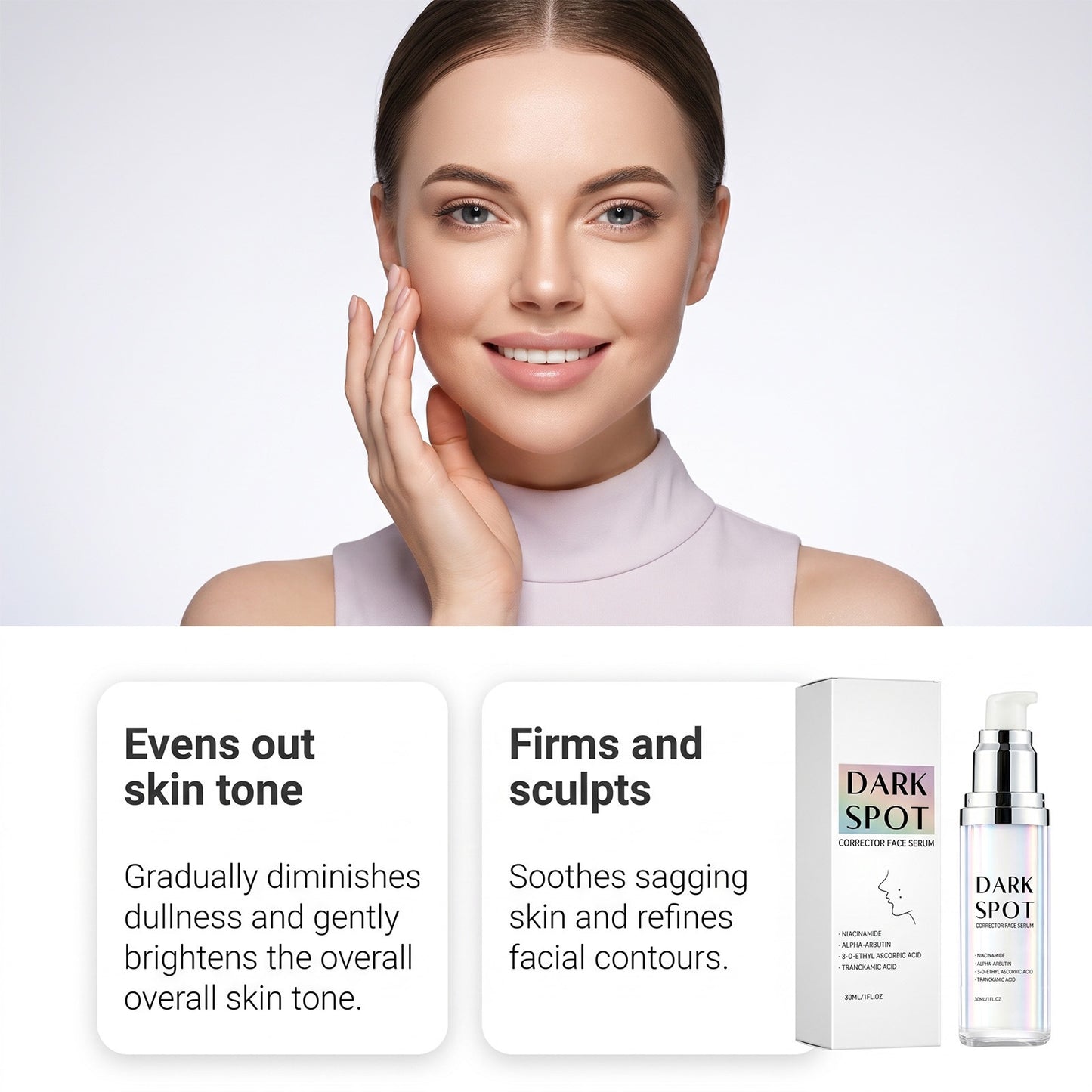 Brightening & Firming Liquid Skin Care Serum - 30ml