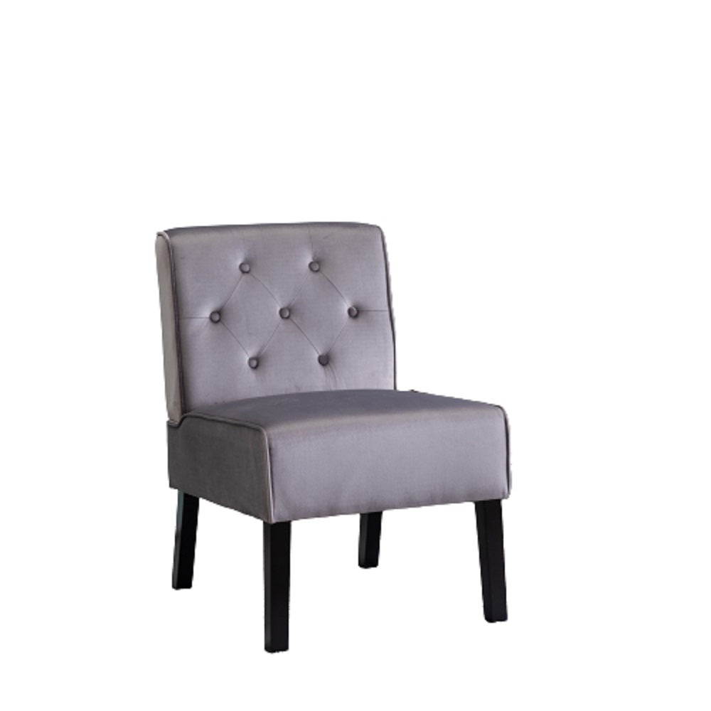 Reese 53 2Piece Living Room Armless Button Tufted Pattern Accent
