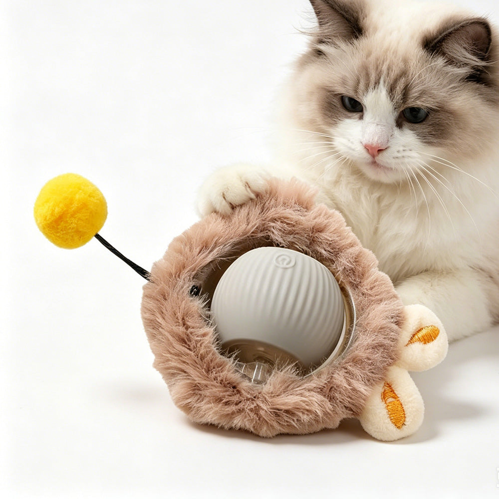 Interactive Electric Cat Dog Ball Toy for Indoor & Outdoor Play