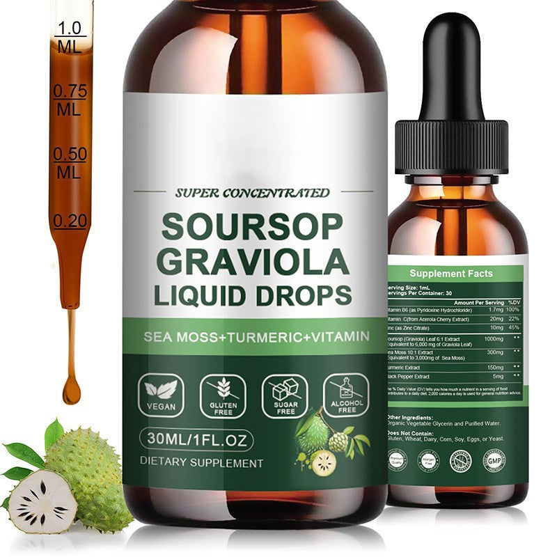 Sweet Fruit Annona Leaf Drops - 30ml & 60ml