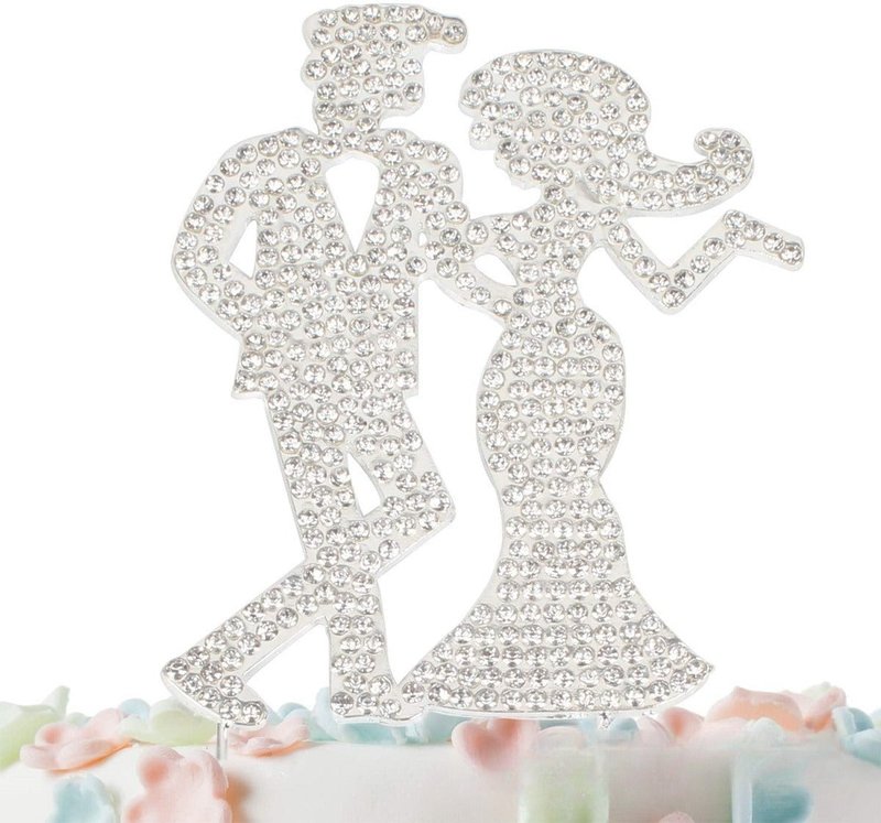 Wedding Cake Insert Silver and Gold Decorative Support for Cakes