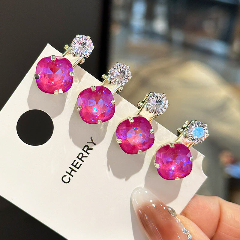 Crystal Duckbill Barrette Hairpin