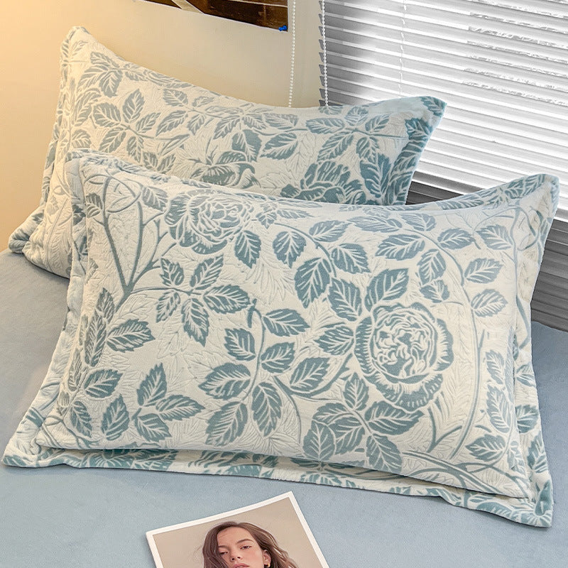 Extra-Thick Milk Velvet Pillowcases - Soft Home Textiles, 1 Pair