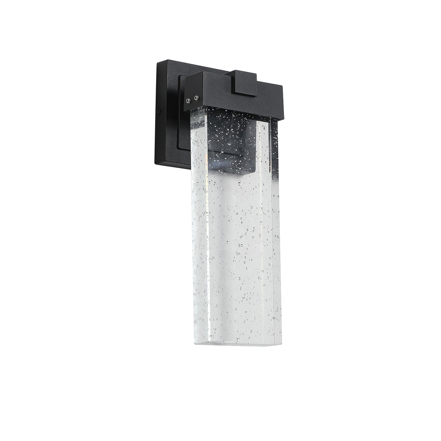 Outdoor Wall Light Fixture - 2-Pack Weatherproof LED Sconce with Light Sensor