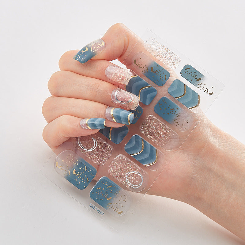 Laser Nail Polish Film Stickers Butterfly Pattern Nail Art Decals