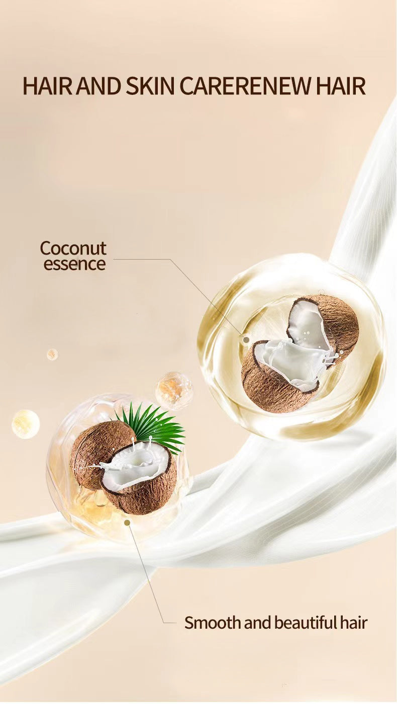Nourishing Coconut Oil Shampoo - Deep Cleansing for Silky Smooth Hair 1000ml