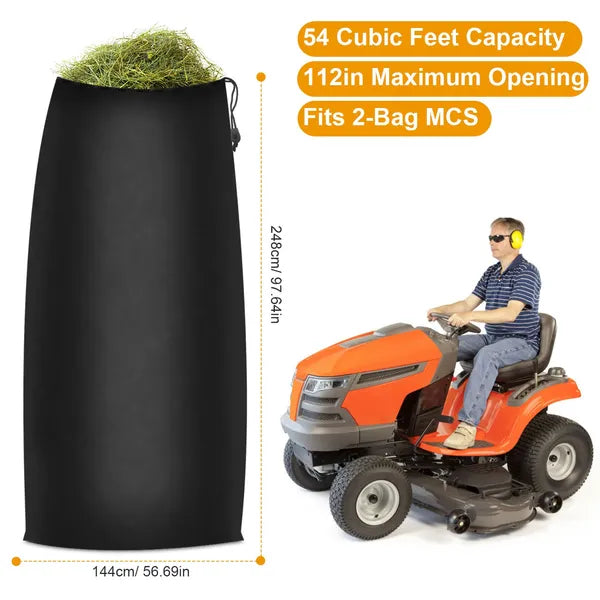 54 Cubic Feet Lawn Tractor Leaf Bag - Garden Waste Collection