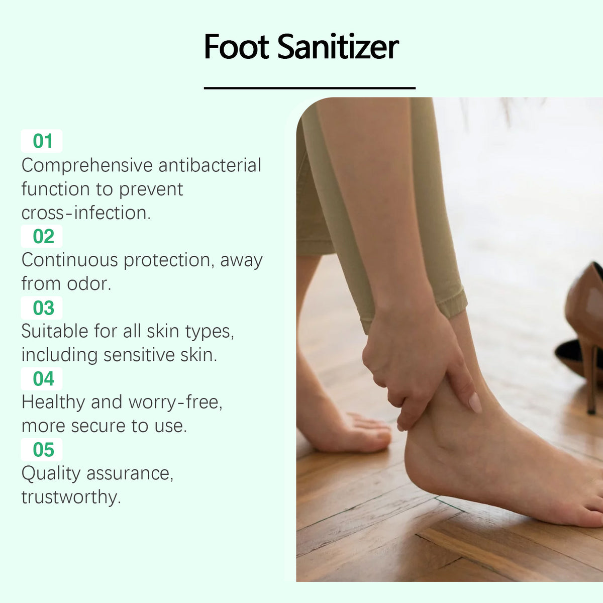 Foot Care Spray 100ml - Moisturizing & Deodorizing