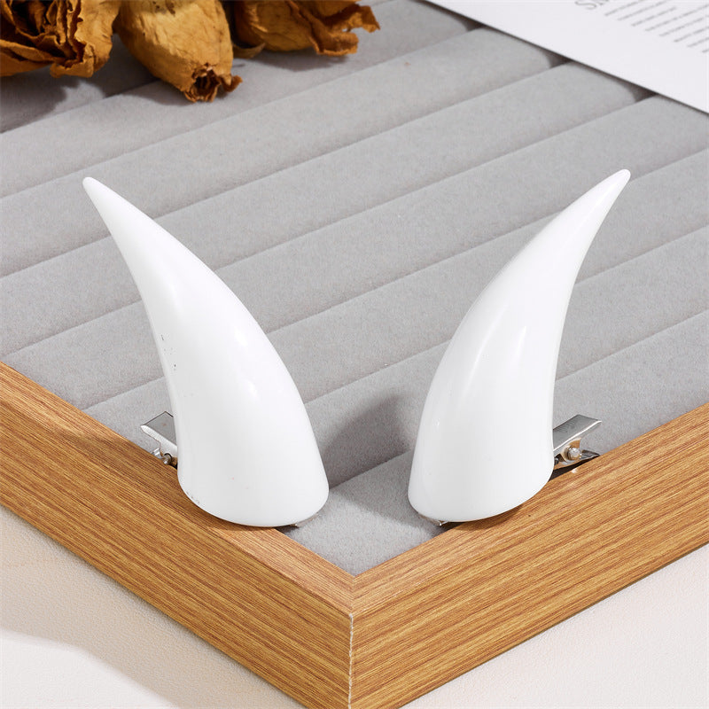Demon Horn Hair Clip for Women