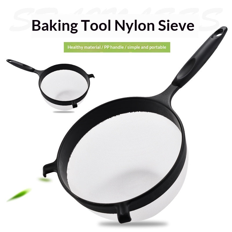 Plastic Flour Sifter Handheld Powdered Sugar Screen for Baking