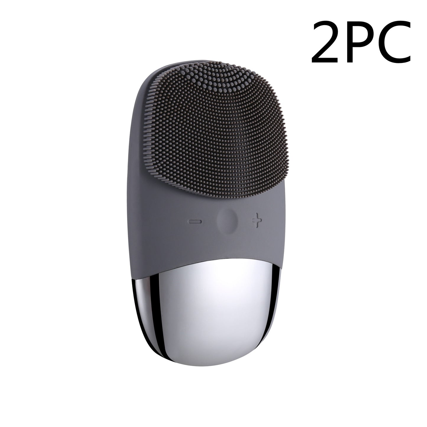 Mini Sonic Silicone Electric Facial Cleansing Brush - Waterproof Skin Massager