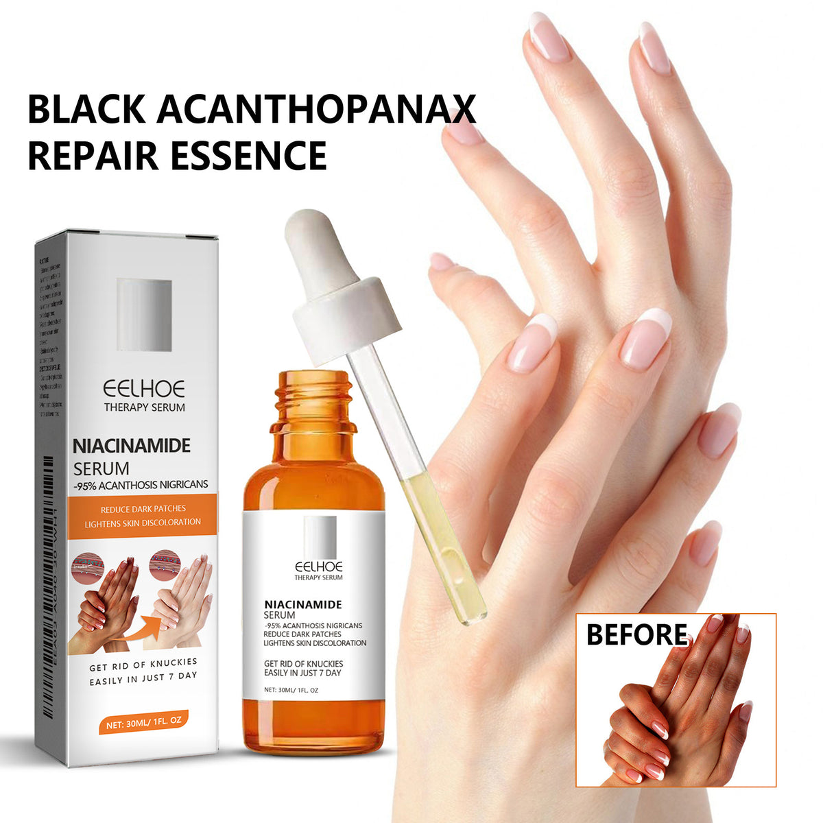 Black Ratchet Repair Joint Whitening Brightening