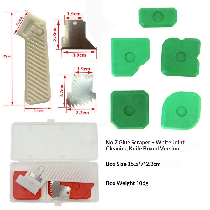 5-Piece Silicone Caulking Tool Set for Kitchen & Bathroom Sealing