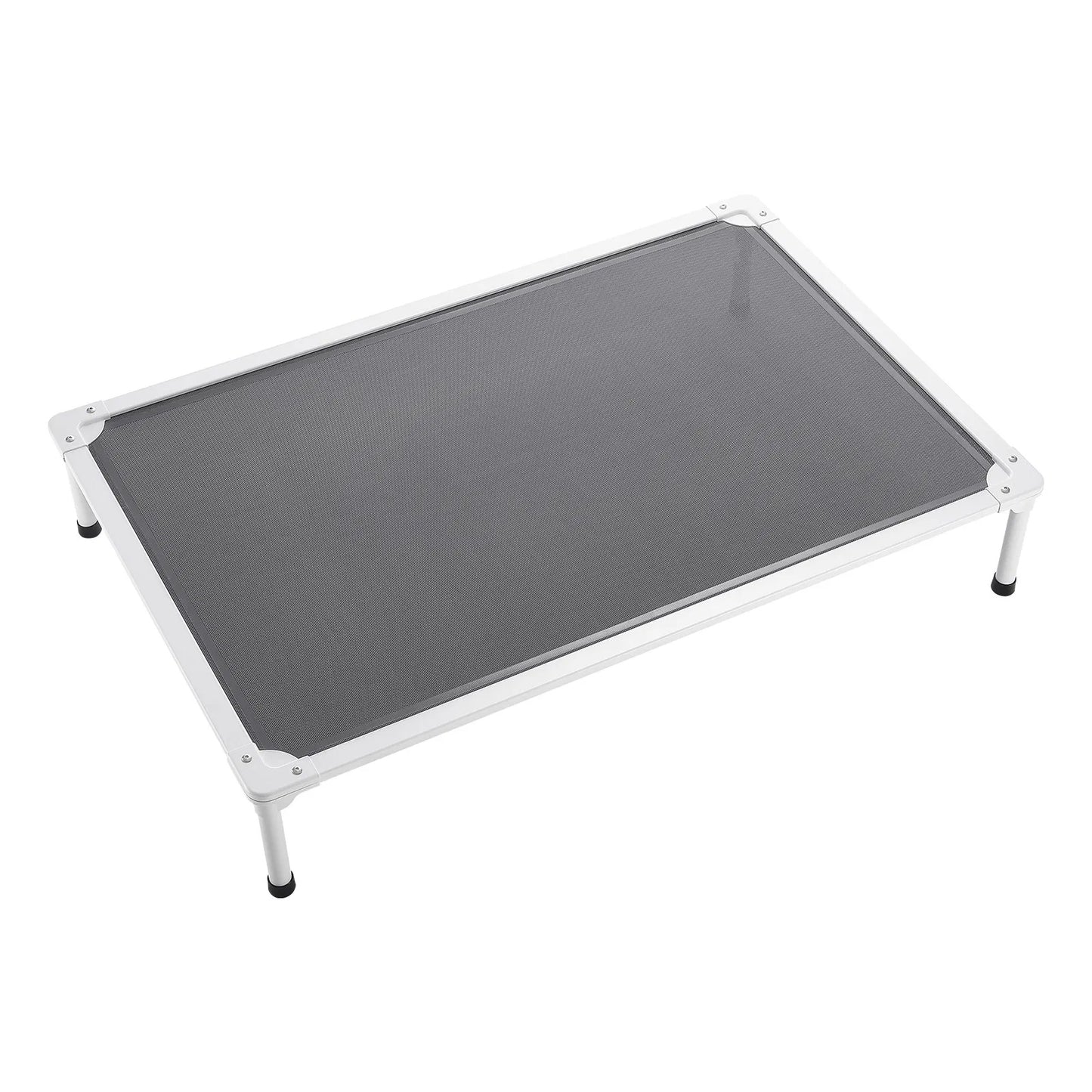 Large Dog Elevated Bed with Aluminum Frame - Breathable Mesh, Washable Pillow, Indoor & Outdoor Use