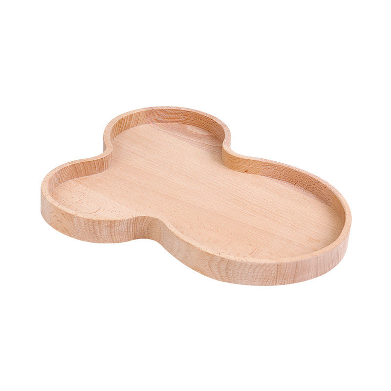 Wooden Dim Sum Plate Ornaments - Modern Home Decor, Gift Idea