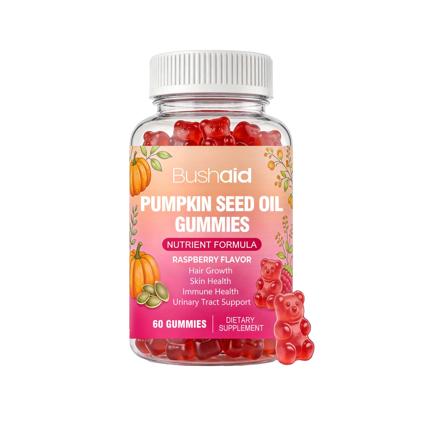 Biotin Hair Gummies for Nourishment - 60 Gummies for Healthy Hair