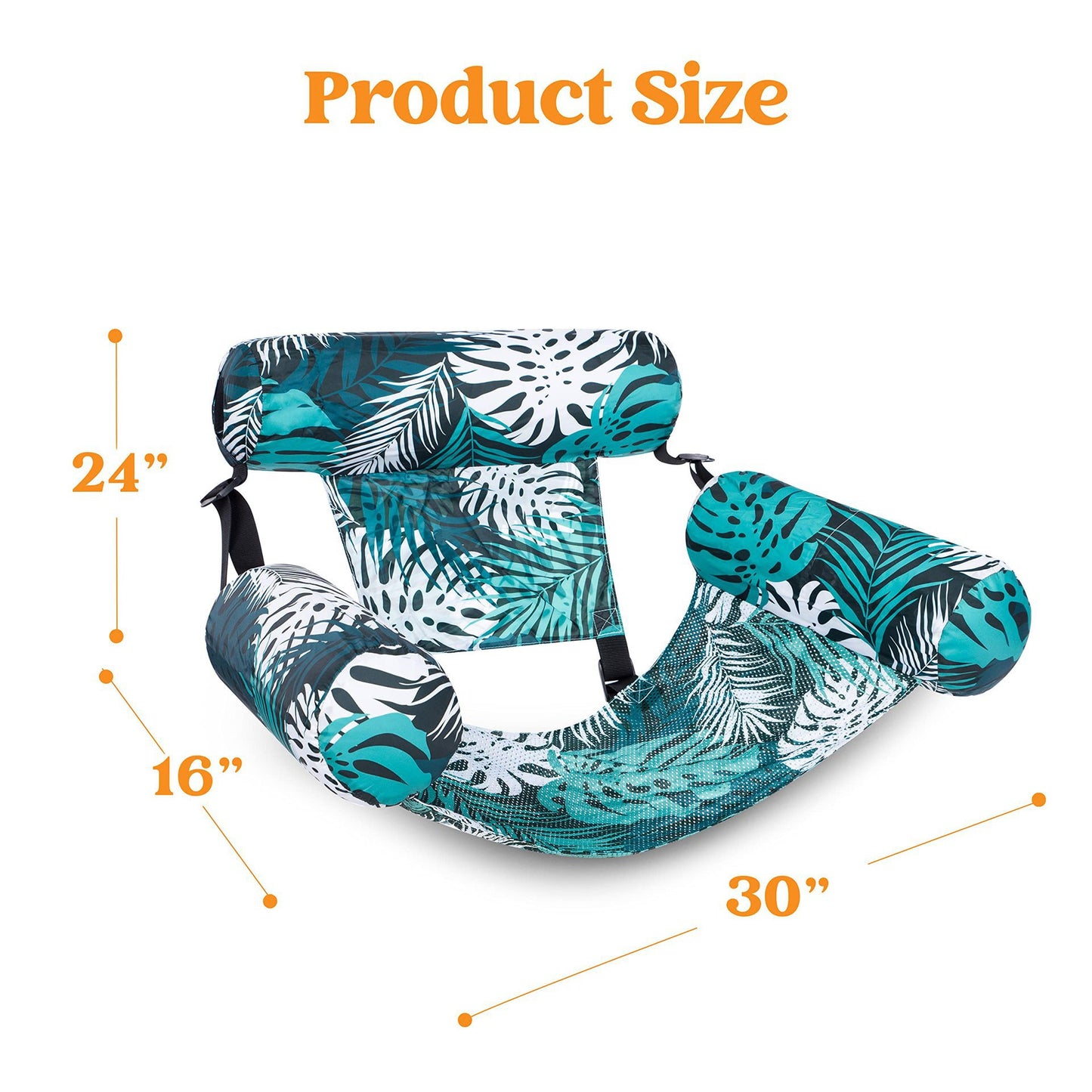 Inflatable Floating Hammock Chair for Pool & Beach Relaxation