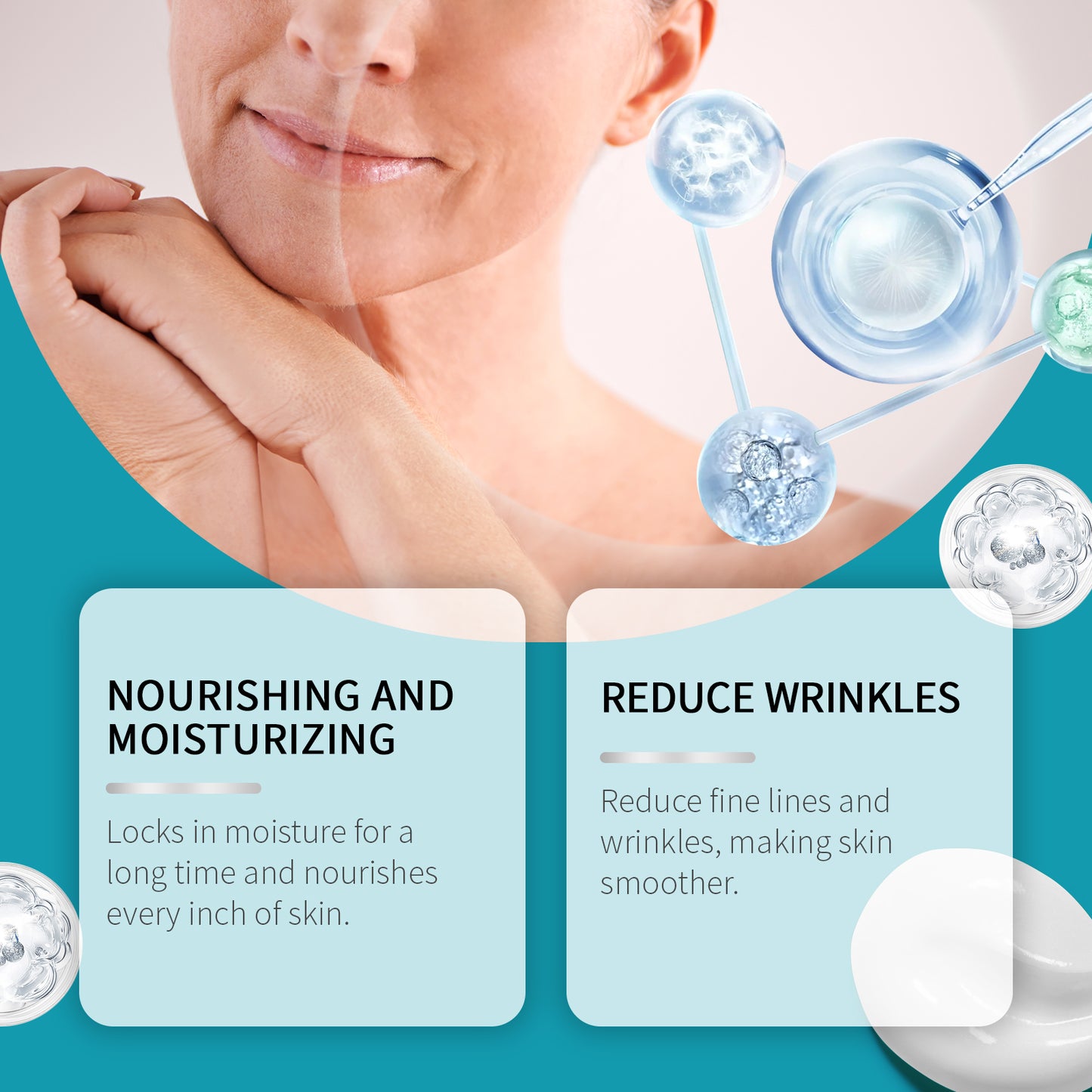 Hydrating Facial Moisturizer Cream - Anti-Aging & Skin Repair