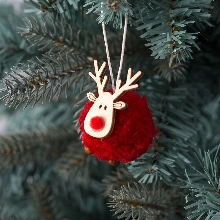 Nordic Style Christmas Decoration Pendant for Vehicles - Festive Holiday Ornaments