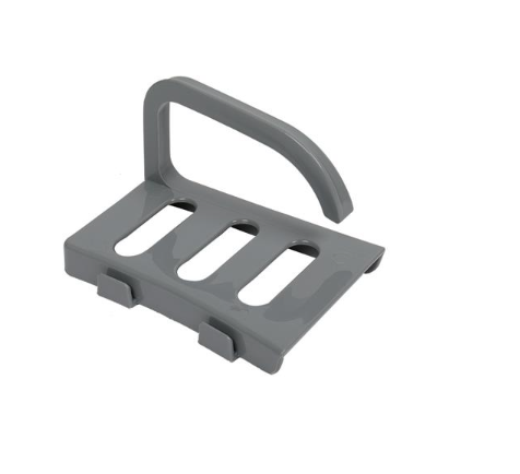 Portable Toilet with Non-Slip Pad for Camping & Outdoor Use - Gray