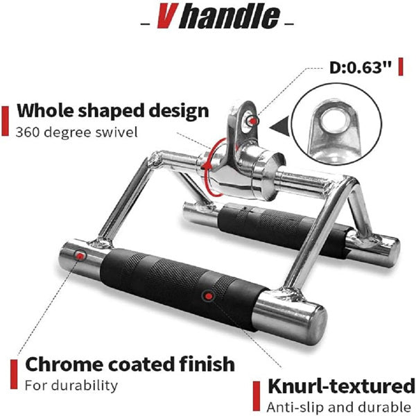 Adjustable 4-Piece Fitness Handlebar Set for Home Workouts