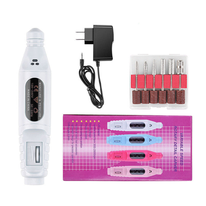 Portable USB Nail Polisher Machine - 20000 Speed