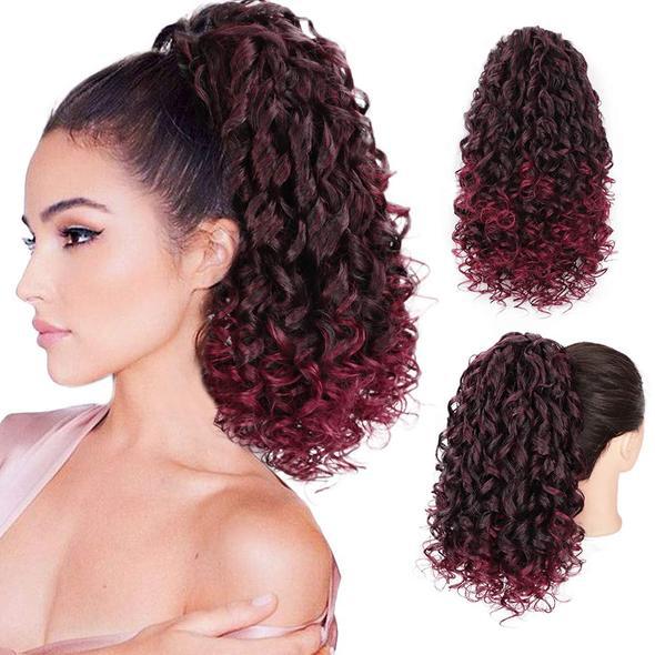 Curly Stretch Mesh Hair Bag Wig - High Temperature Synthetic
