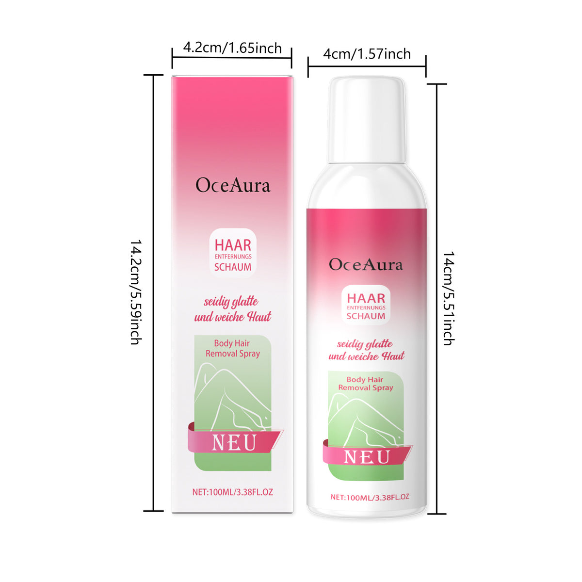 Body Hair Removal Spray 100ml