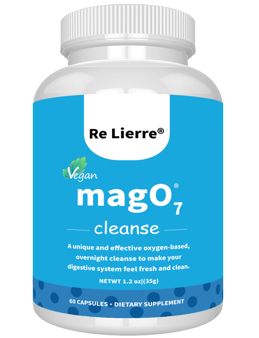 Ozonated Magnesium Oxide Capsules - Natural Colon Cleanse, 60 Count