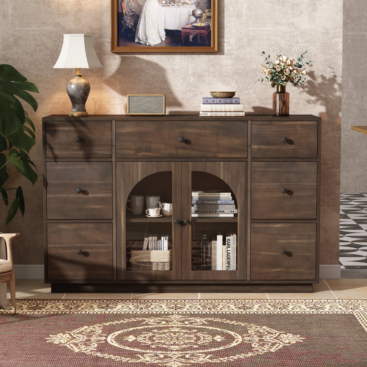 Cabinet With Storage For Living And Dining Room Entrance, Large Size,