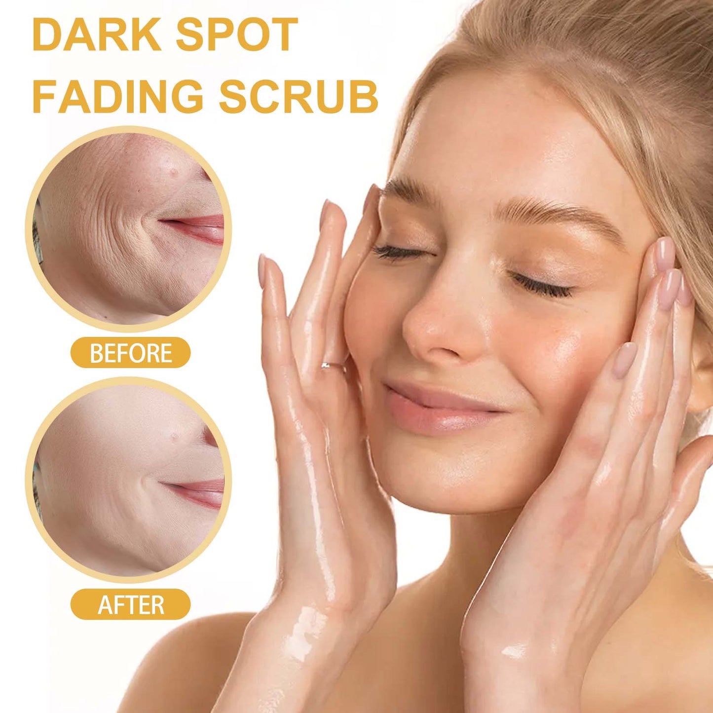 Turmeric Exfoliating Facial Scrub for Deep Pore Cleansing & Dark Spots
