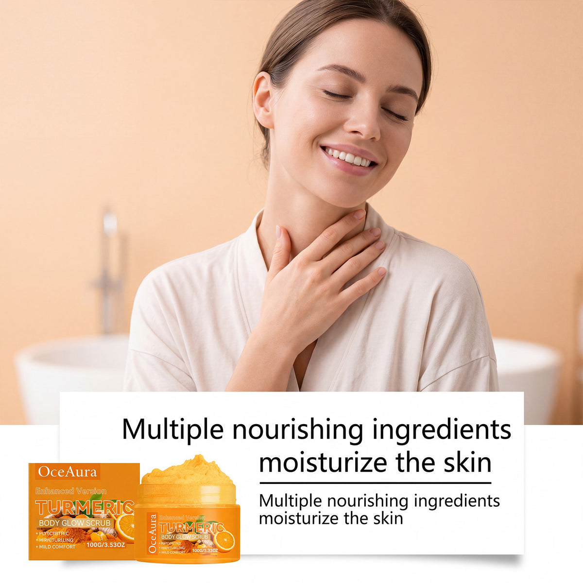 Turmeric Body Scrub - Hydrating & Moisturizing 100g