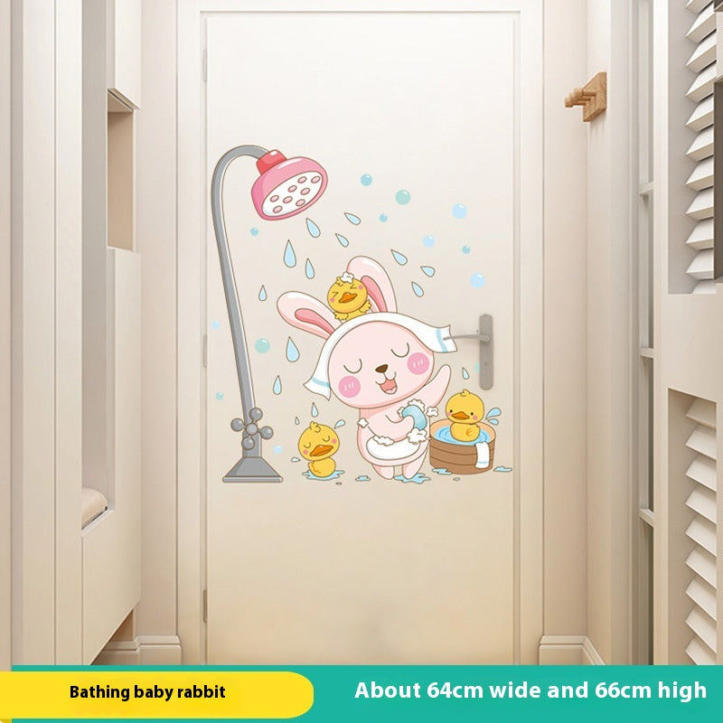 Children's Room Wall Sticker - Cartoon Anime Nursery Decor for Bedroom & Door