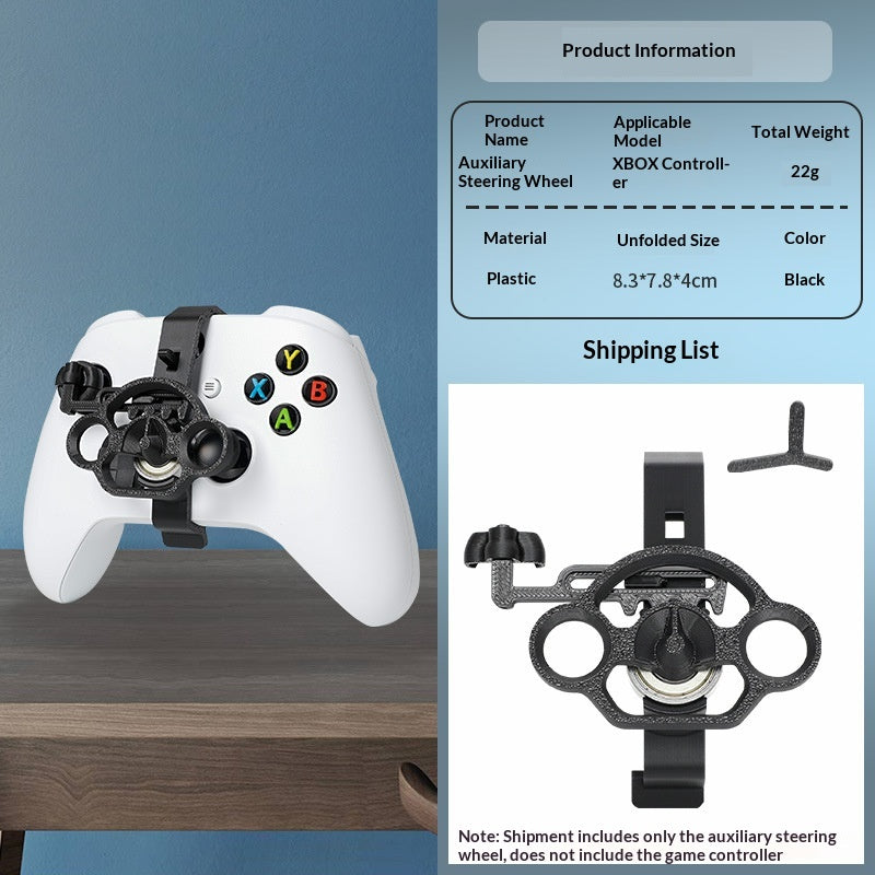 Universal Racing Game Steering Wheel Accessory for PS5 & Xbox Controllers