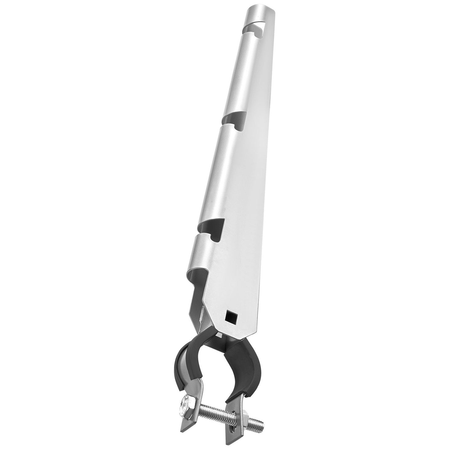 10 Pack 14.8-Inch Fence Post Extenders for Chain Link Fence - Silver