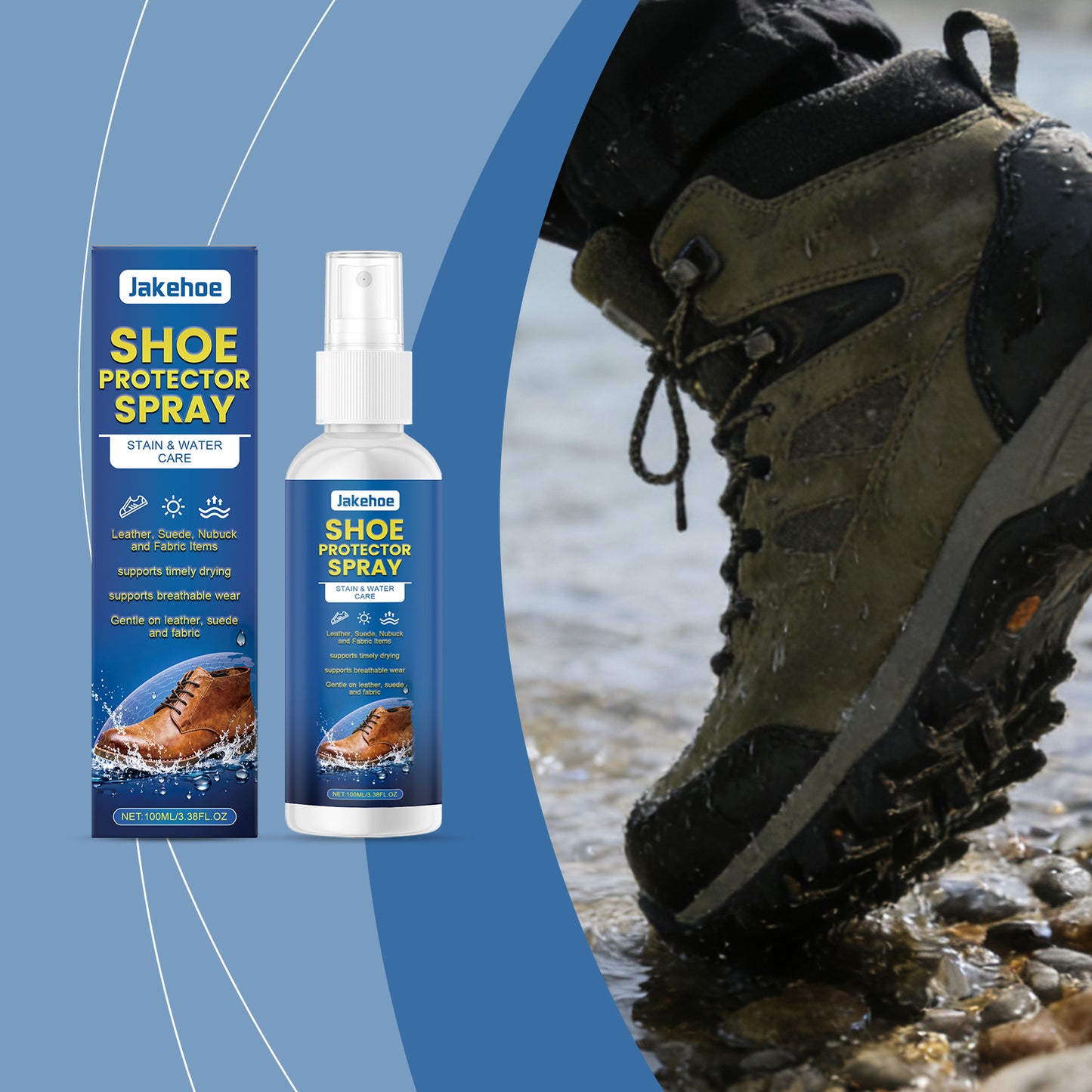 Waterproof Spray for Shoes & Surfaces - 100ml