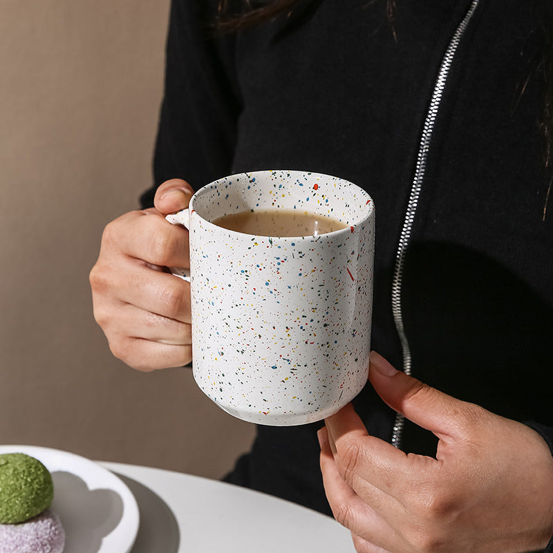 Hand Painted Ceramic Mug - Coffee, Milk, Breakfast Cup - Multiple Colors & Capacity